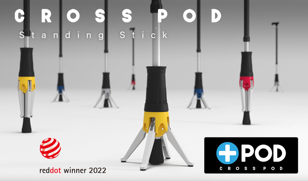 立てられるつえ「クロスポッドCrossPOD」のイメージ画像